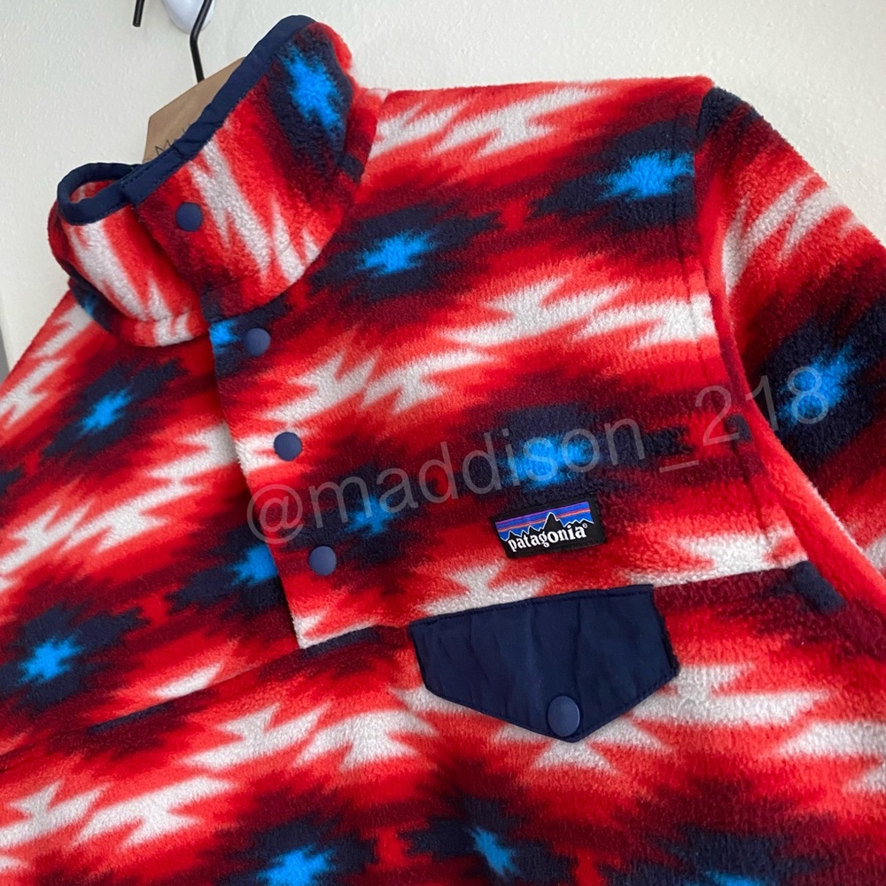 Patagonia Small Synchilla Wild Desert Snap-T Pullover Western Aztec S - Picture 5 of 11